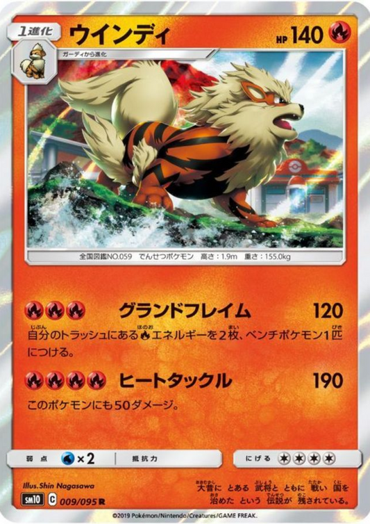 Arcanine 009/095 R | sm10 Double Blaze