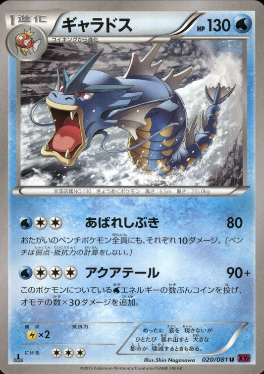 Gyarados 020/081 U | Bandit Ring XY7