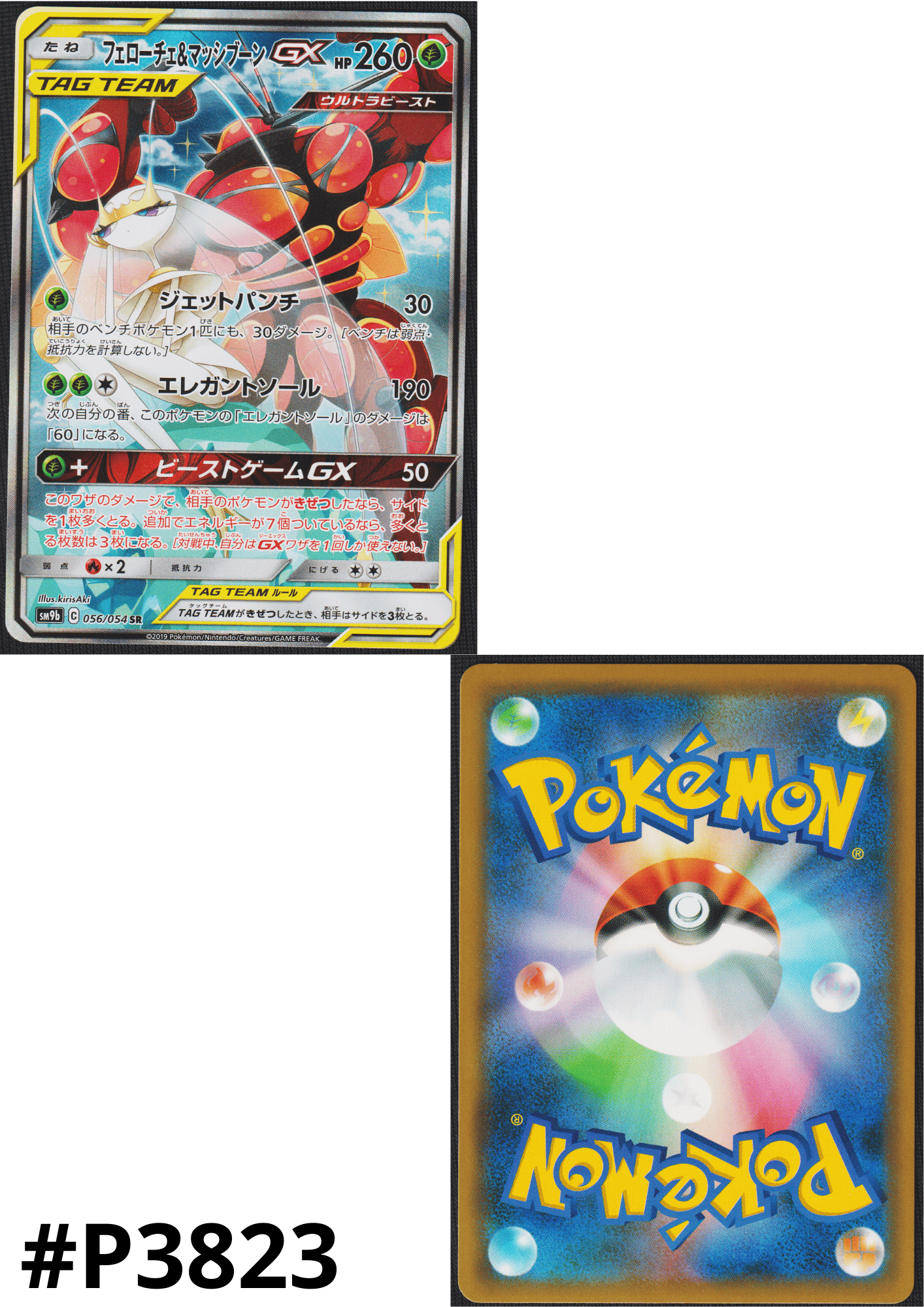 Pheromosa & Buzzwole GX 056/054 SR | Full Metal Wall SM9b