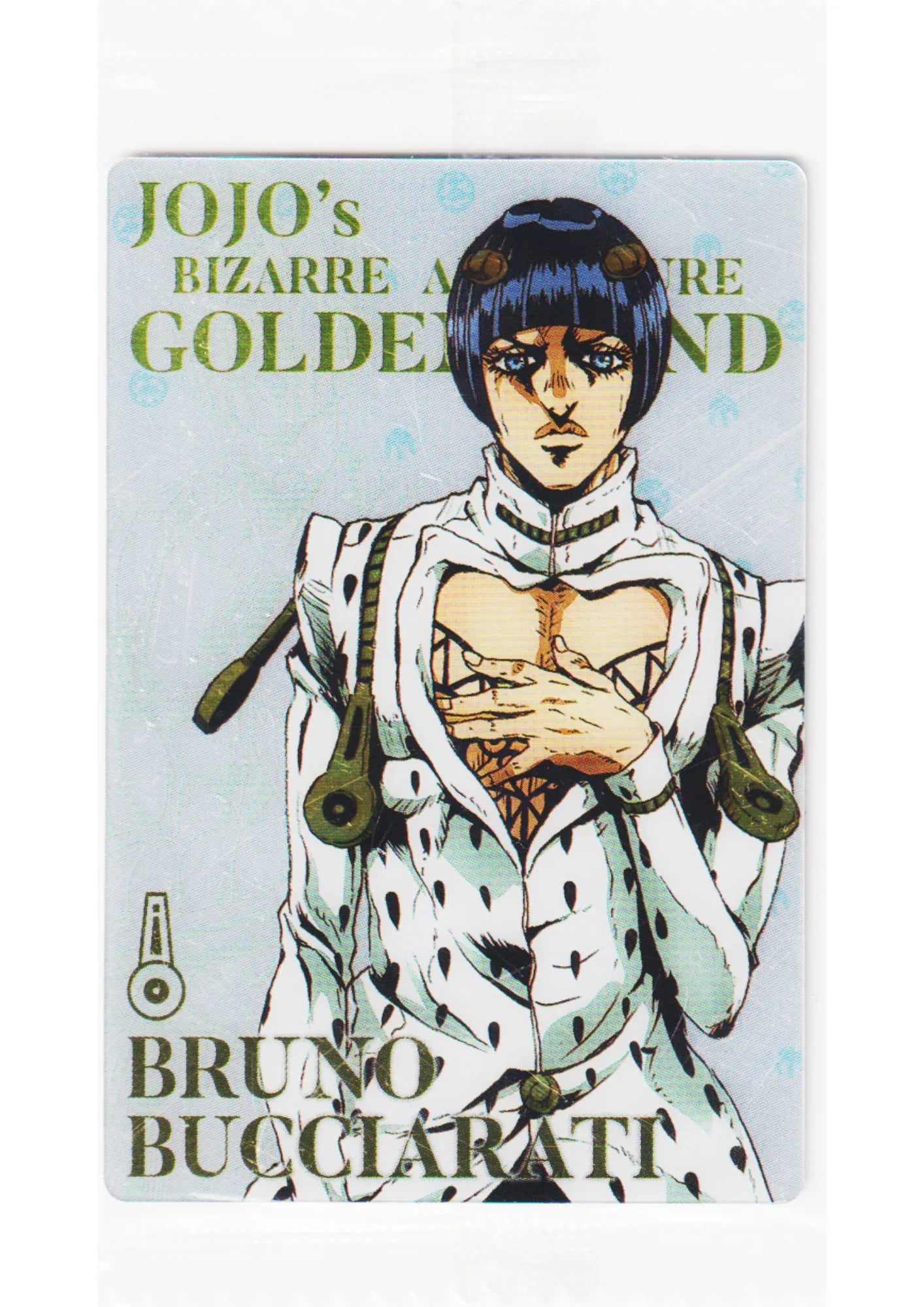 Bruno Bucciarati No.02 | JoJo's Bizarre Adventure Wafer Card - ChitoroShop