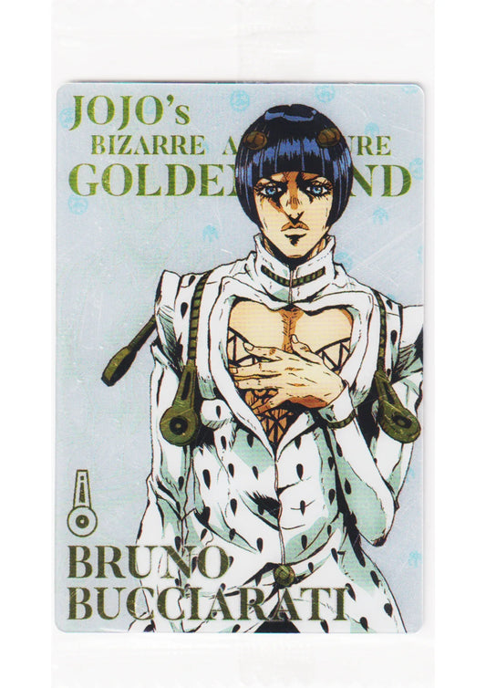 Bruno Bucciarati No.02 | JoJo's Bizarre Adventure Wafer Card - ChitoroShop