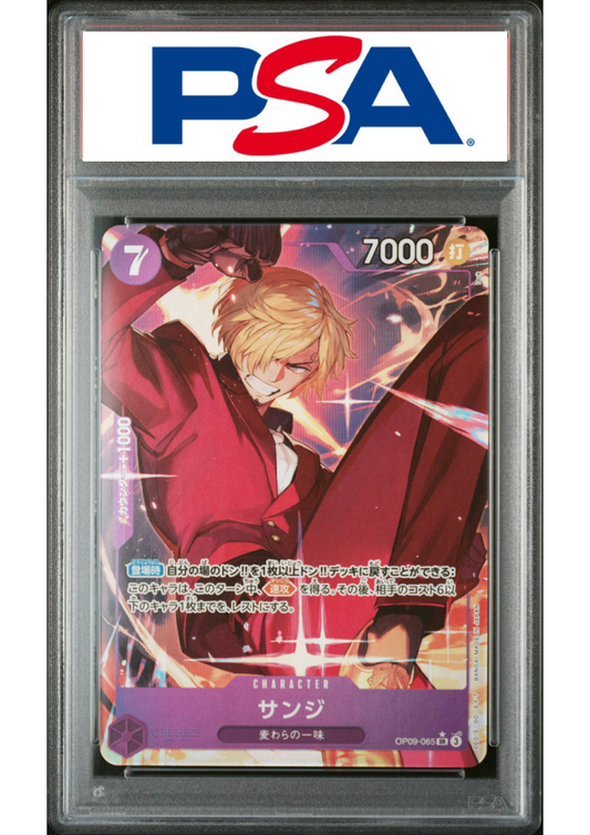 Sanji OP09-065 SR (Parallel) - One Piece | PSA