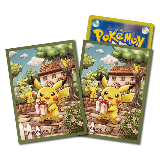 Card Sleeves Pokémon | Pikachu’s Gift [Green]