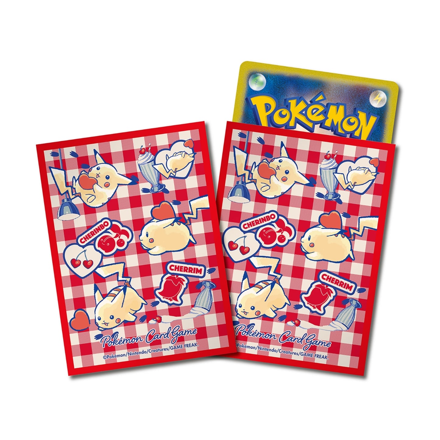 Card Sleeves Pokémon | Pikachu and Heart [Red]