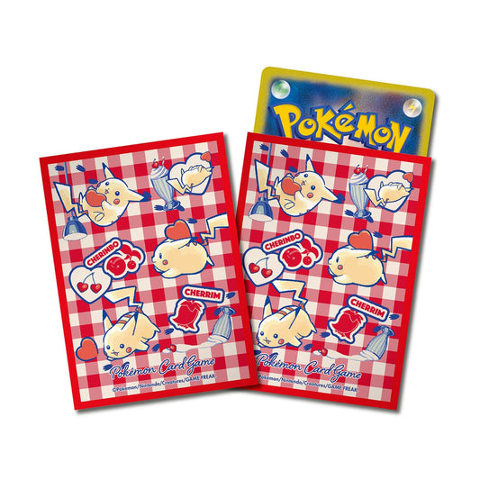 Card Sleeves Pokémon | Pikachu and Heart [Red]