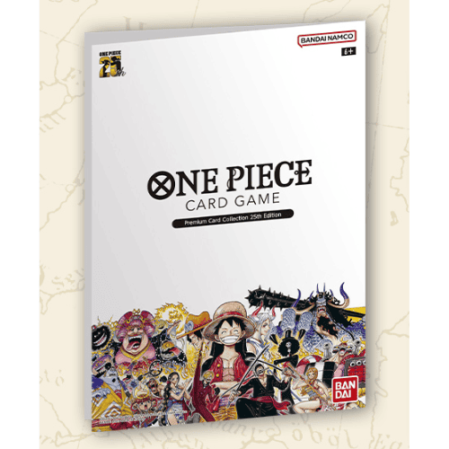 Coleção de cartões premium One Piece 25º