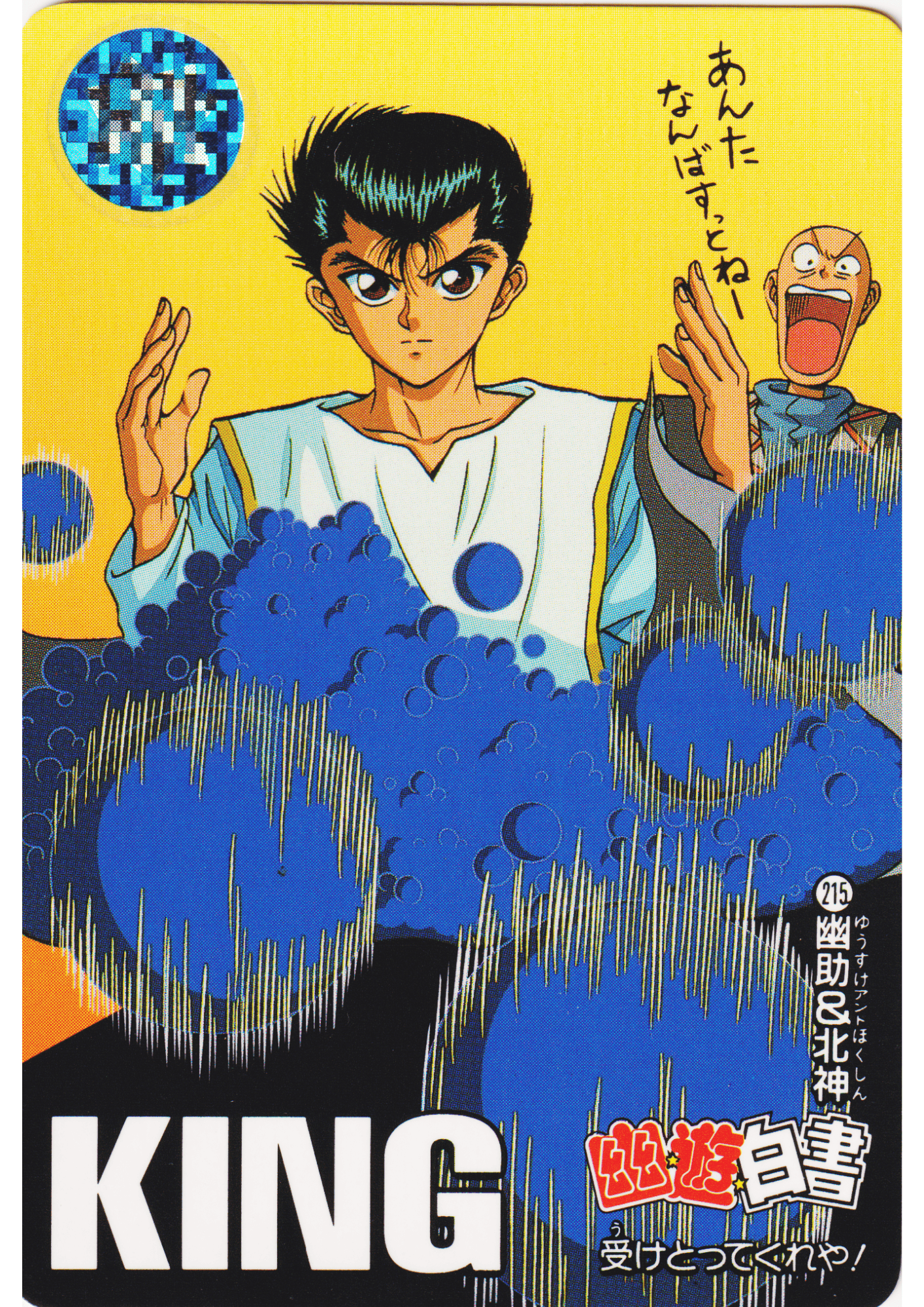 yusuke & Hokushin No.215 | Yu Yu Hakusho Carddass