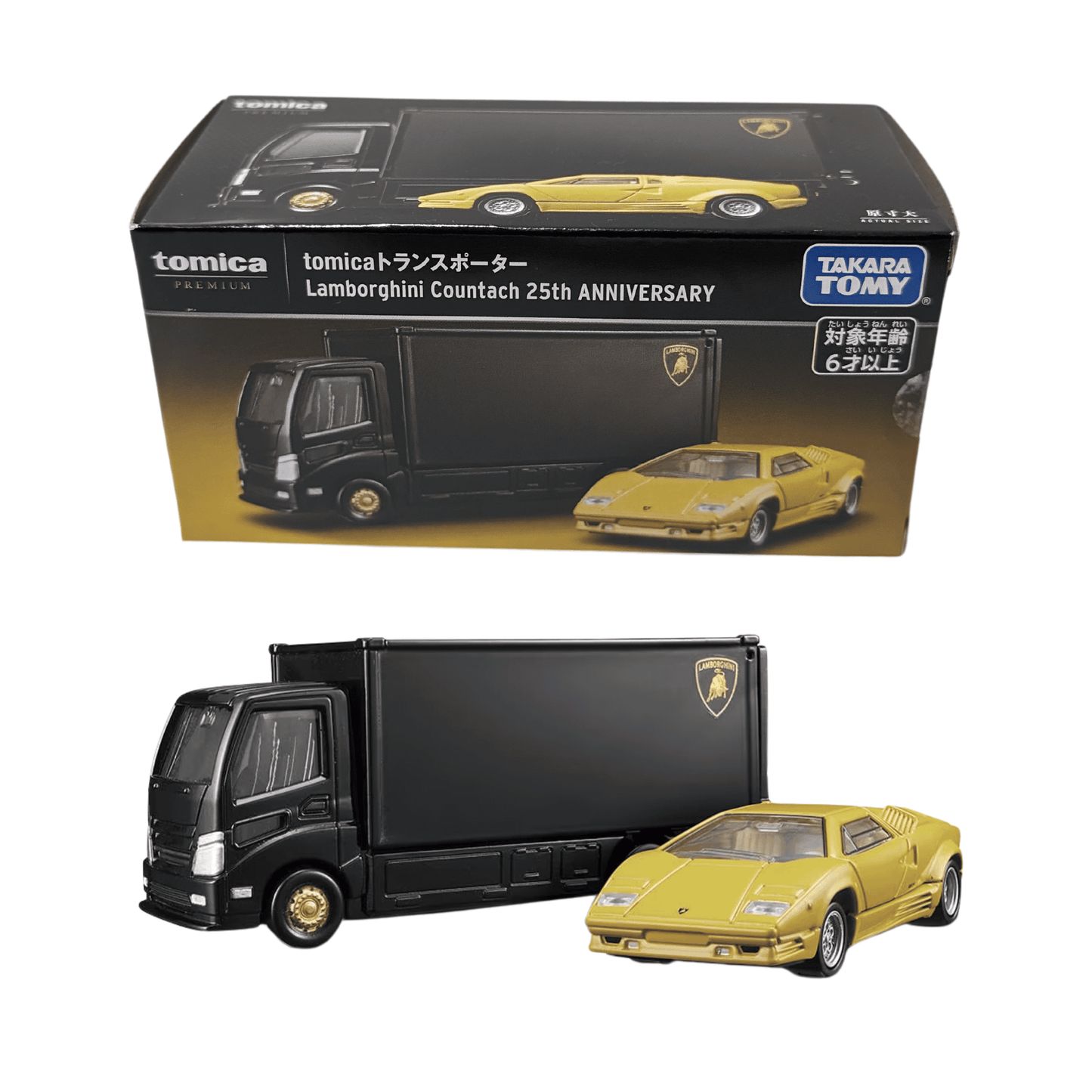 Tomica Premium : Transporter Lamborghini Countach 25th Anniversary