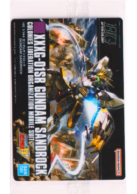 XXXG-01SR Gundam Sandrock 304 | Gunpla Package Art Gummy – Art Card