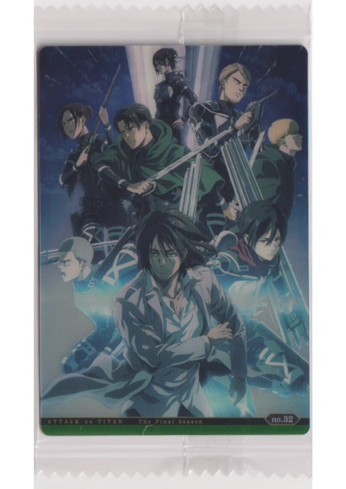 Survey Corps no.32 | Attack On Titan Wafer Card - ChitoroShop