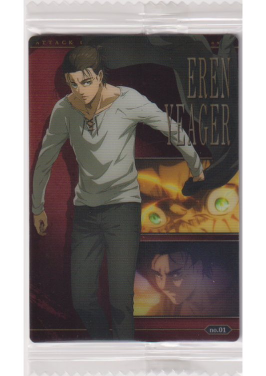 Eren Yaeger no.01 | Attack On Titan Wafer Card