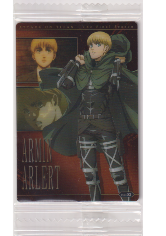 Armin Arlert no.03 | Attack On Titan Wafer Card