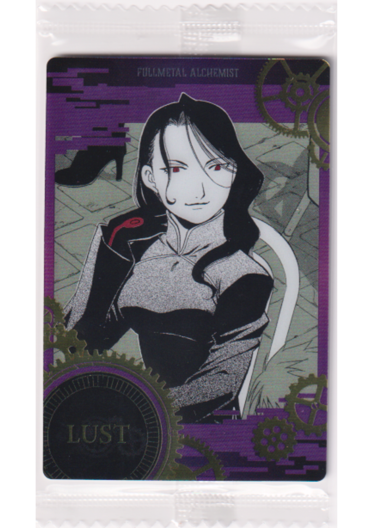 Lust 1-12 C | FullMetal Alchemist Wafer Card