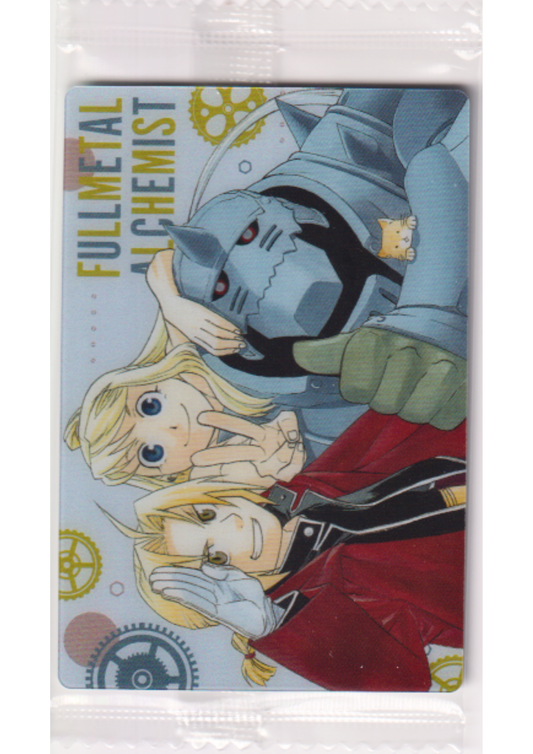 Edward & Alphonse & Winry 1-27 VR | FullMetal Alchemist Wafer Card