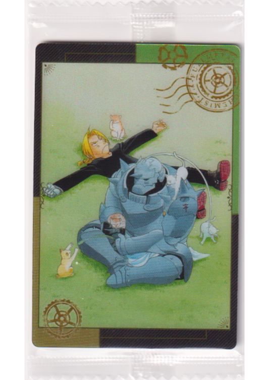 Edward & Alphonse Elric 1-21 VR | FullMetal Alchemist Wafer Card