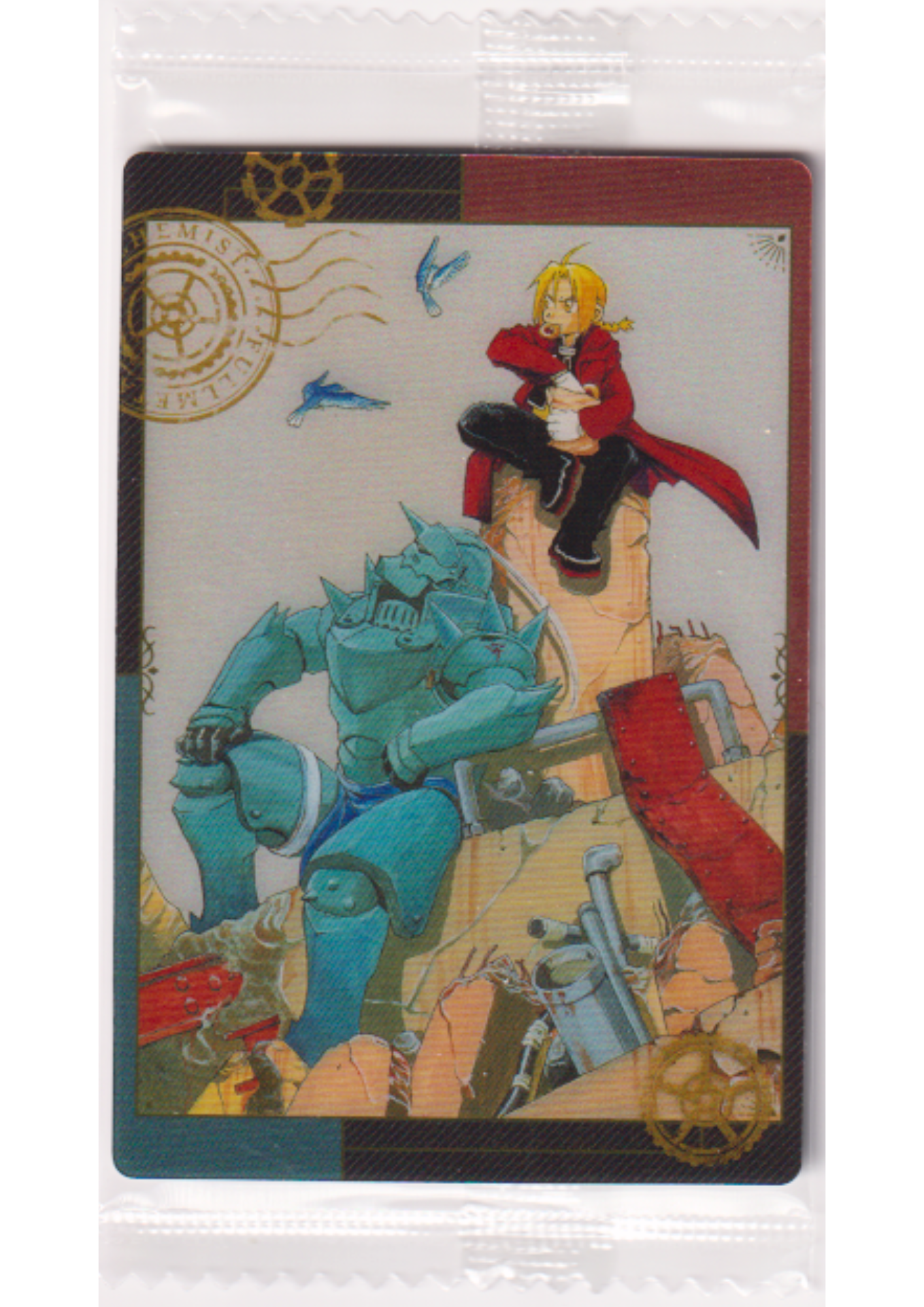 Edward & Alphonse Elric 1-20 VR | FullMetal Alchemist Wafer Card