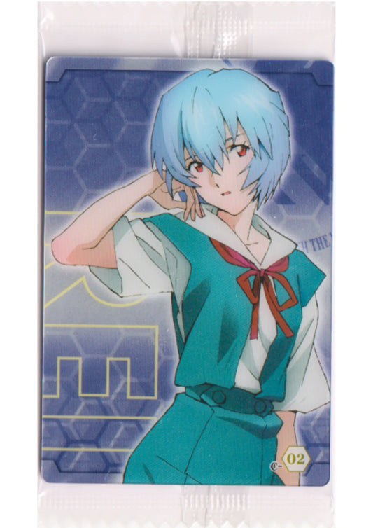 Rei Ayanami C-02 | Evangelion Wafer Card - ChitoroShop