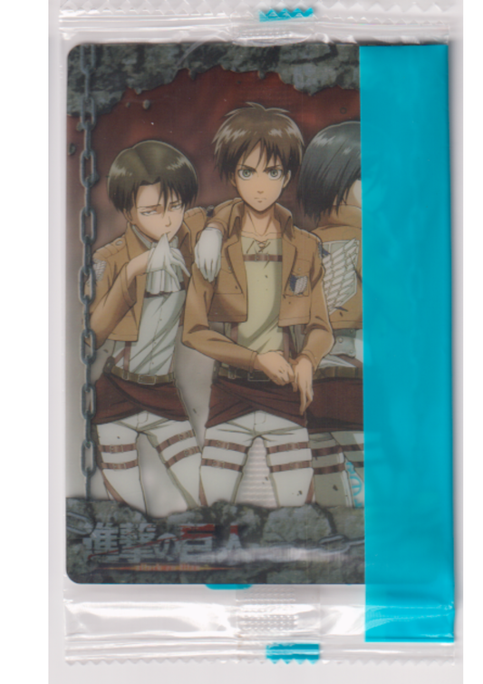 Eren & Levi & Mikasa ATW-1-10 | Attack On Titan Clear Card