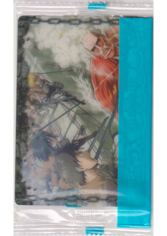 Eren & Armin & Mikasa ATW-1-15 | Attack On Titan Clear Card