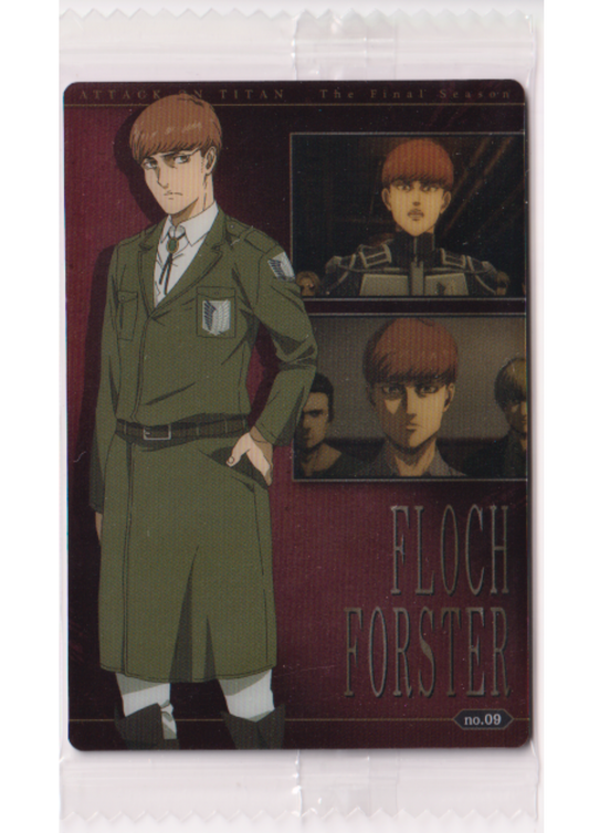 Floch Forster No.09 | Attack On Titan Wafer Card