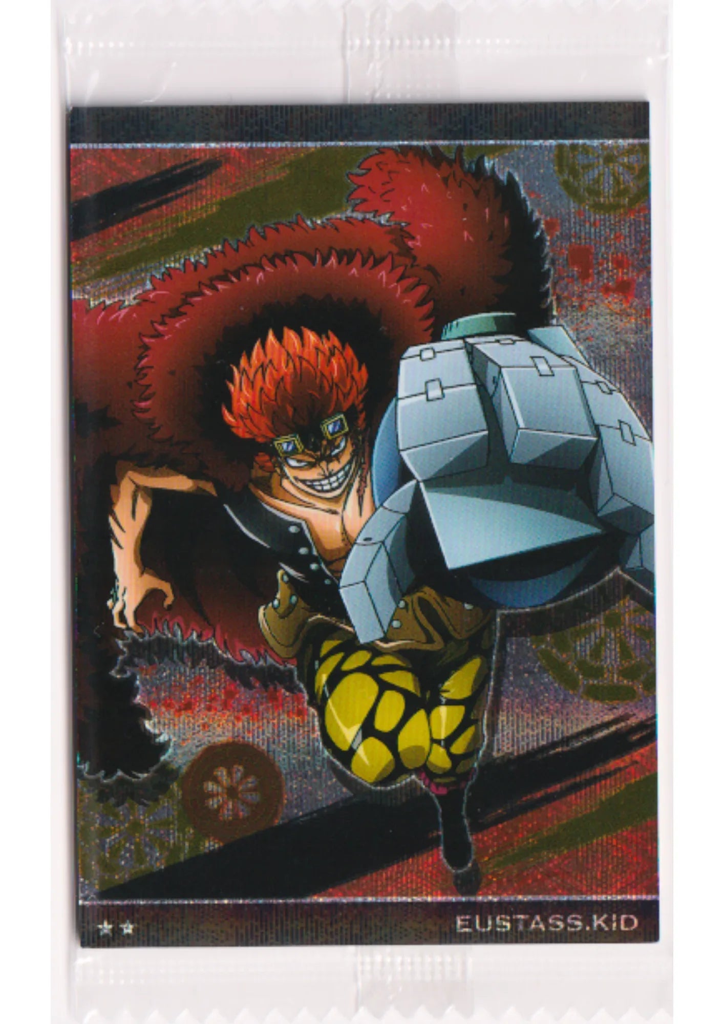 Eustass Kid No.10-12 R | Bandai One Piece Wafer - ChitoroShop