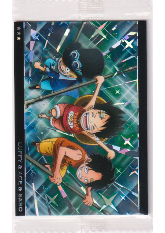 Luffy & Ace & Sabo No.8-08 SR | Bandai One Piece Wafer - ChitoroShop