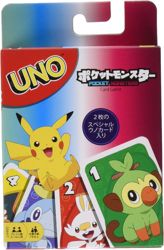 Pokémon UNO Card Game by Mattel  (Japonais)