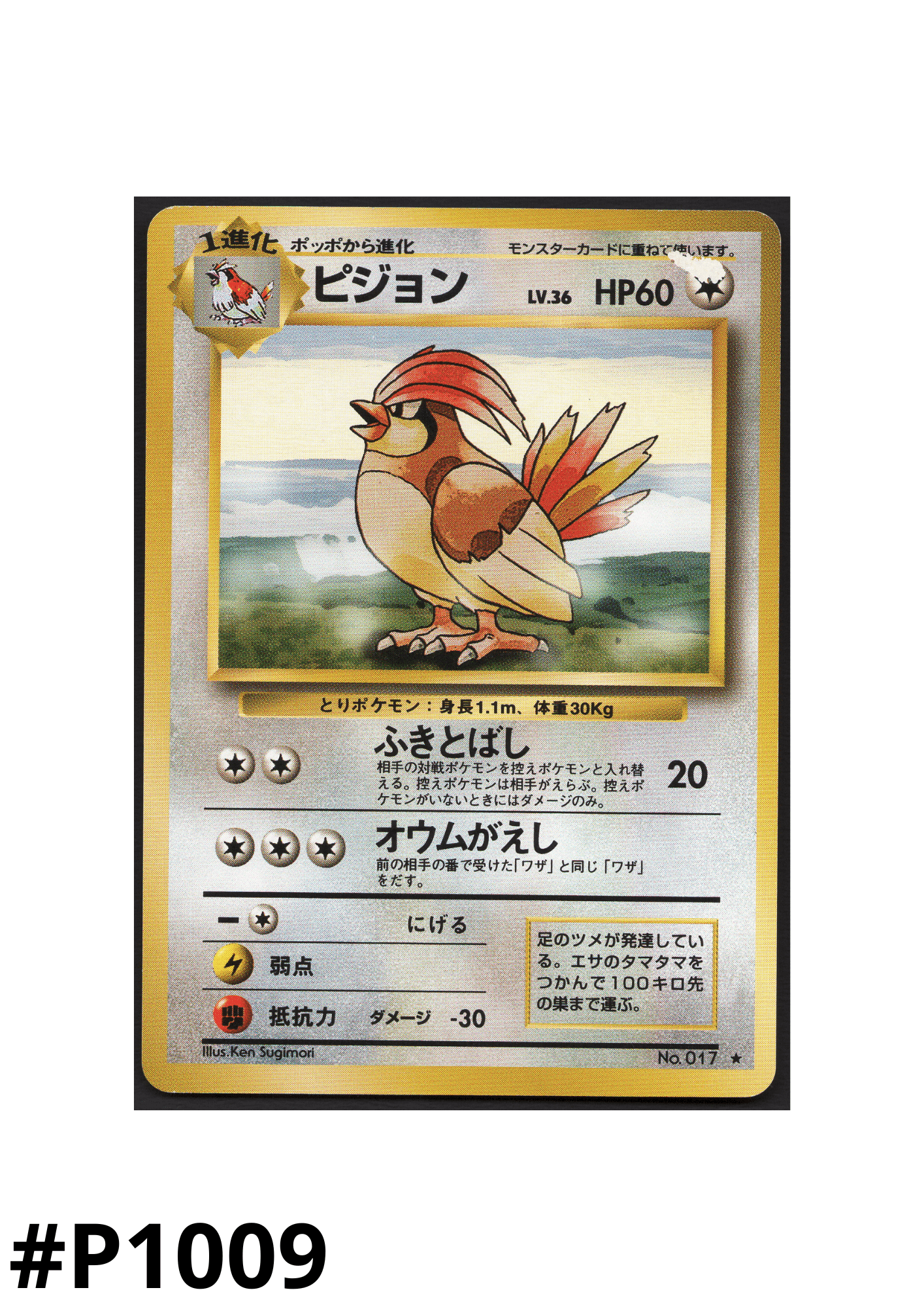 Pidgeotto No.017 | base set