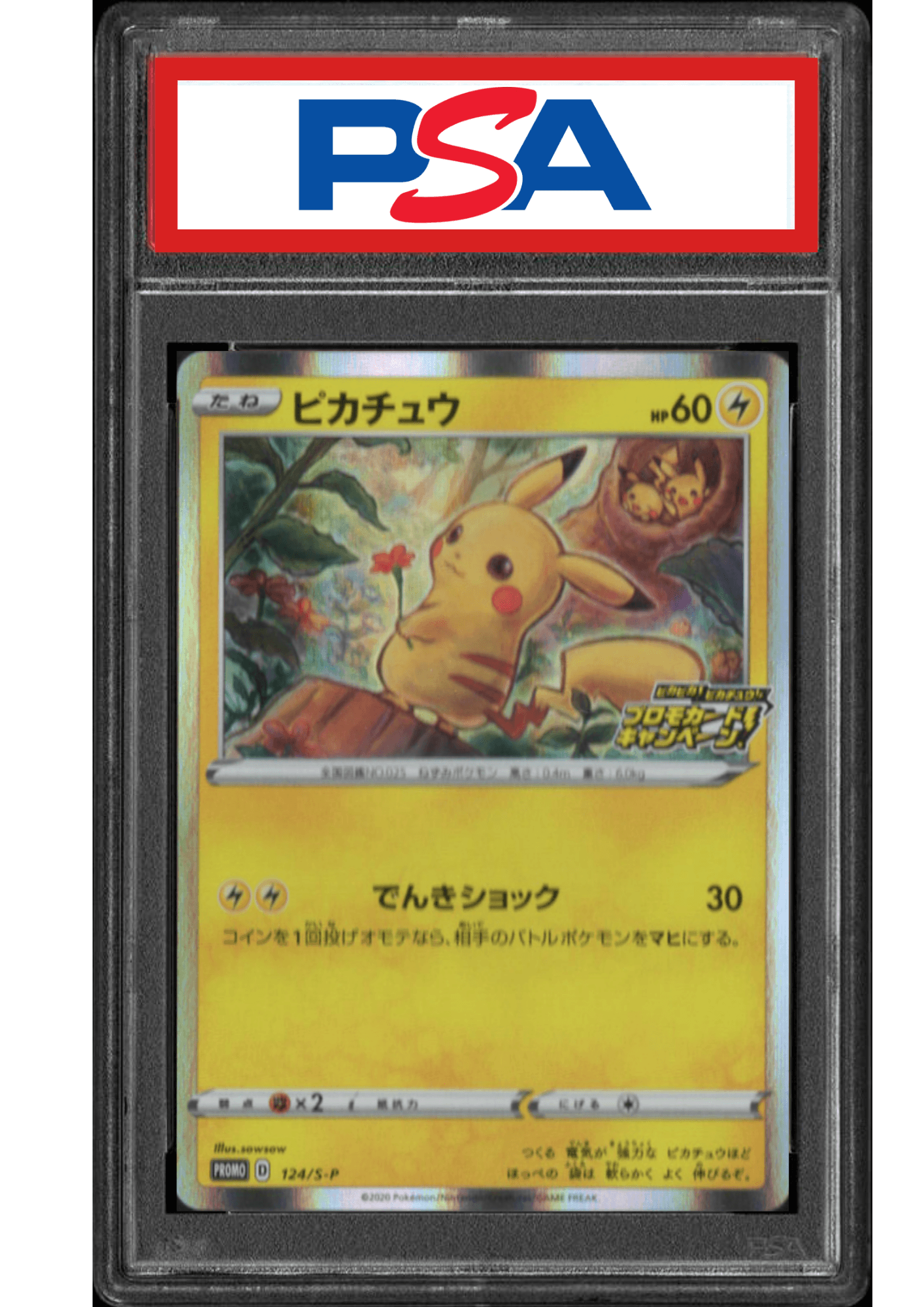 Pikachu 124/s-p | Promo | PSA ChitoroShop