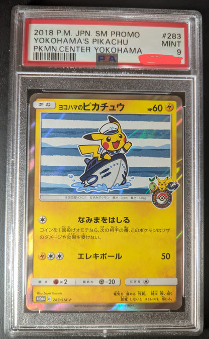 Pikachu Yokohama 283/sm-p PSA 9 ChitoroShop