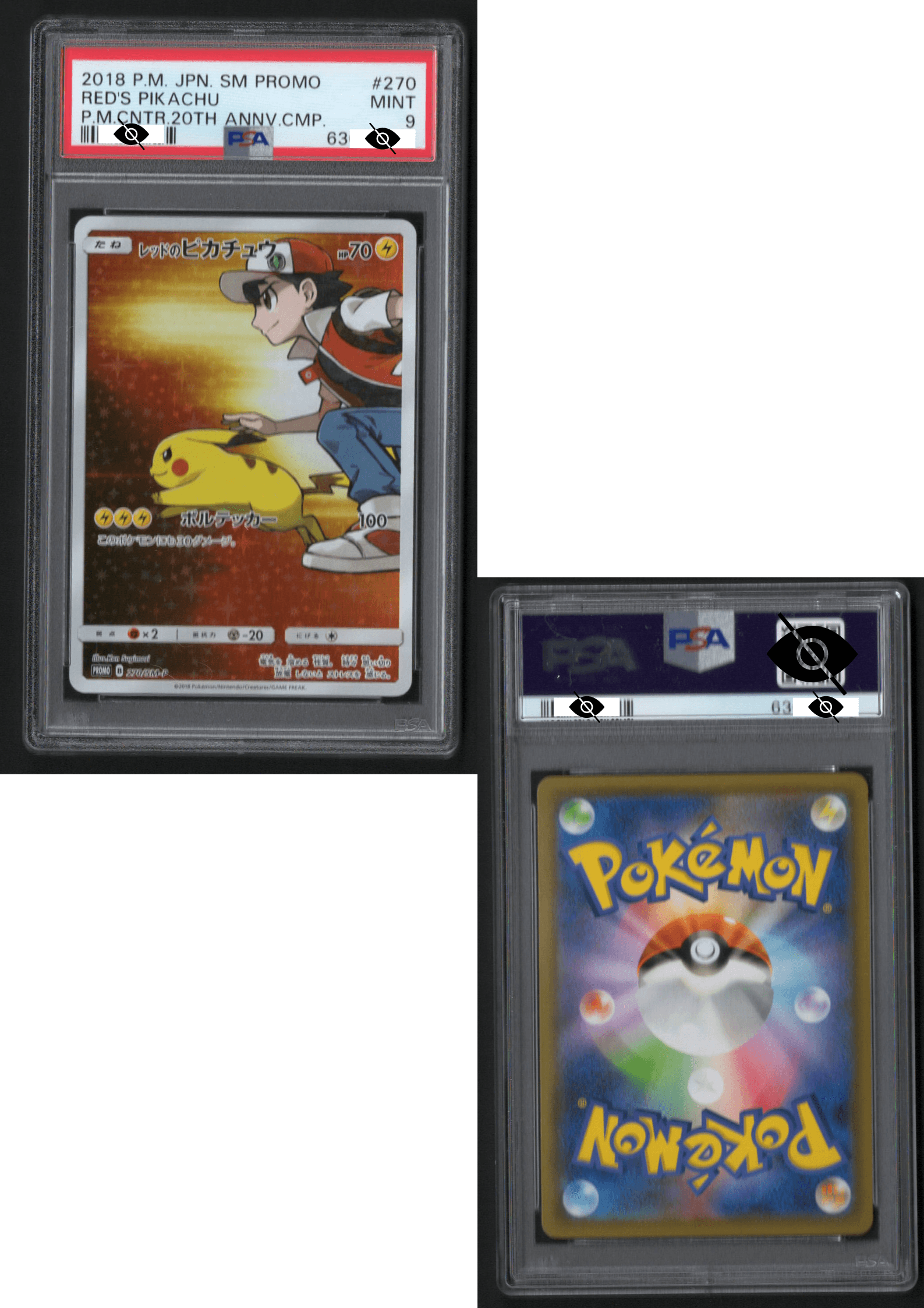 Pokémon newest pikachu and red promo 270