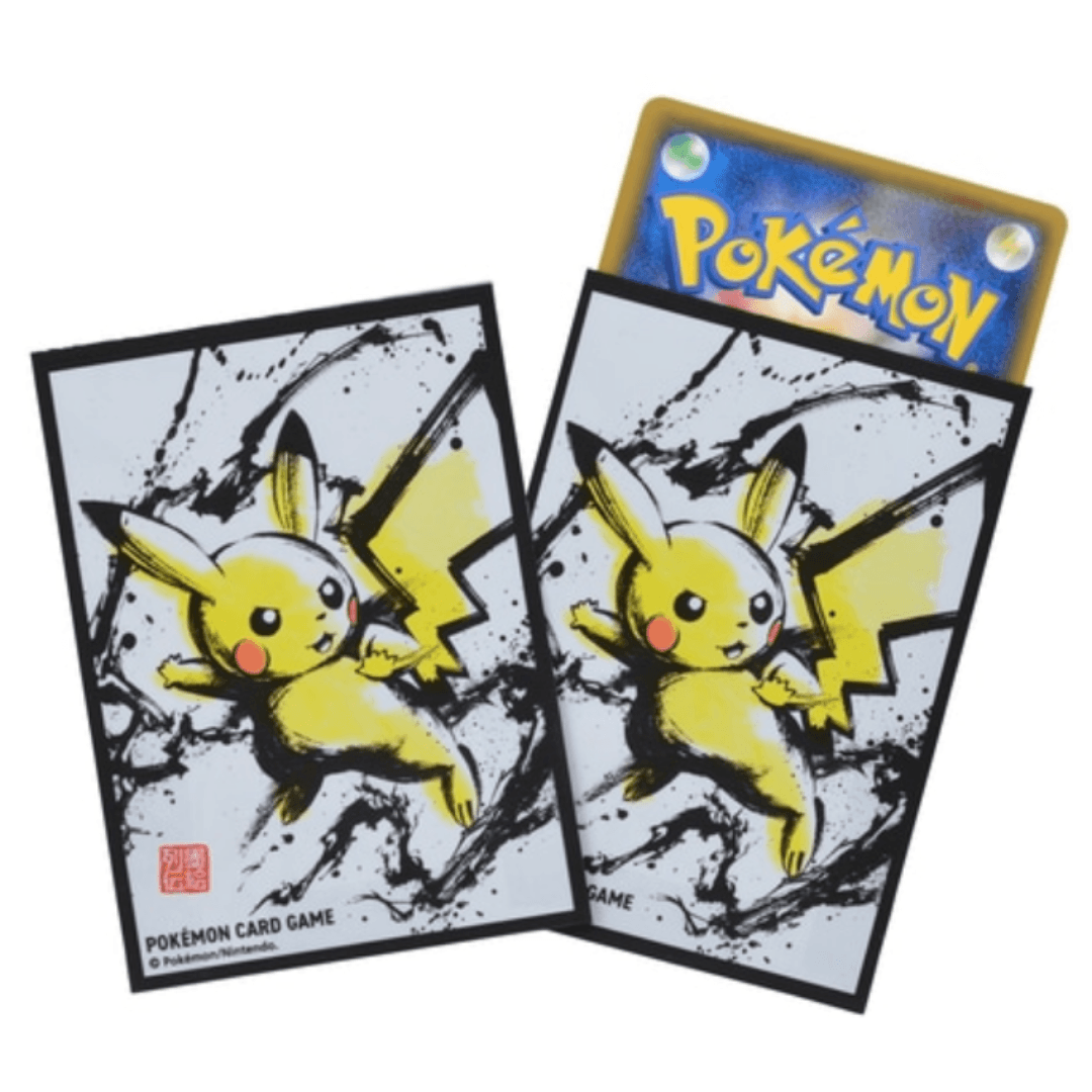 Sleeves Pokémon | Pokemon Center | Pikachu Calligraphy ChitoroShop